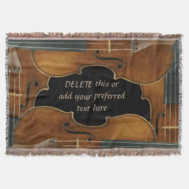 Stradivari fiolkvartett med anpassadenamn filt