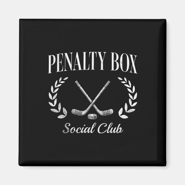 Straffboxen Social Club  Magnet (Framsidan)