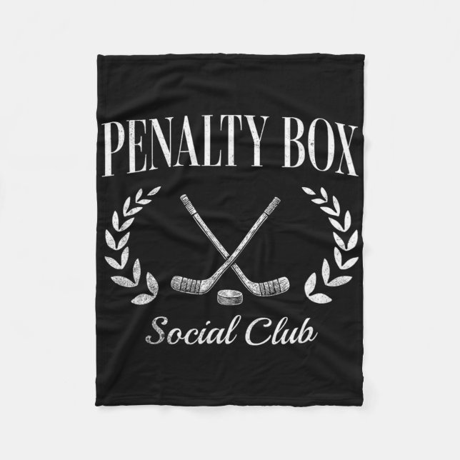 Straffboxens sociala klubb  fleecefilt (Framsidan)