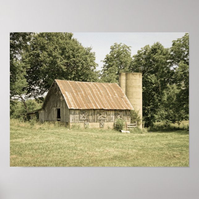 Strafford Mo Barn Antique Poster (Framsidan)