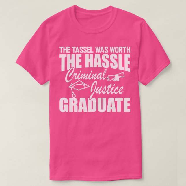 Straffrätt Student Tassel var värd namnet T Shirt (Design framsida)