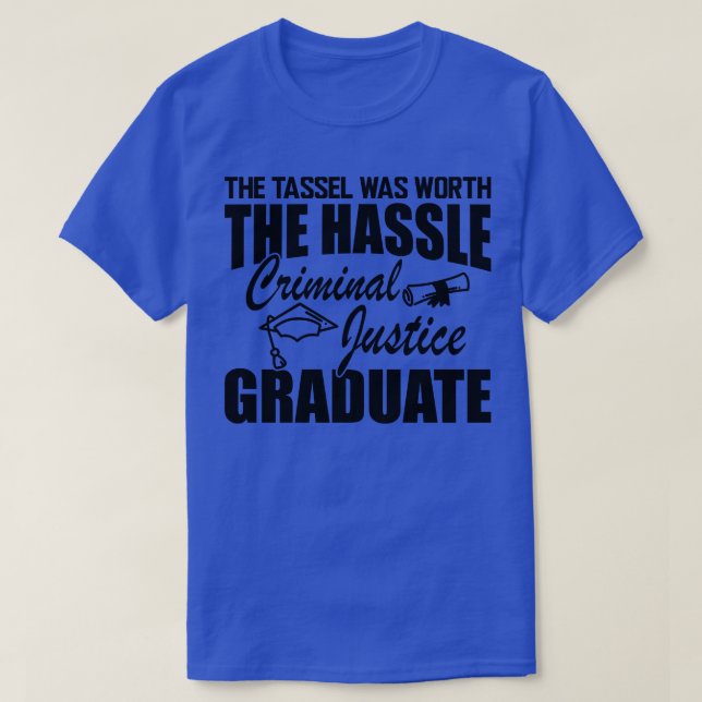 Straffrätt Student Tassel var värd namnet T Shirt (Design framsida)