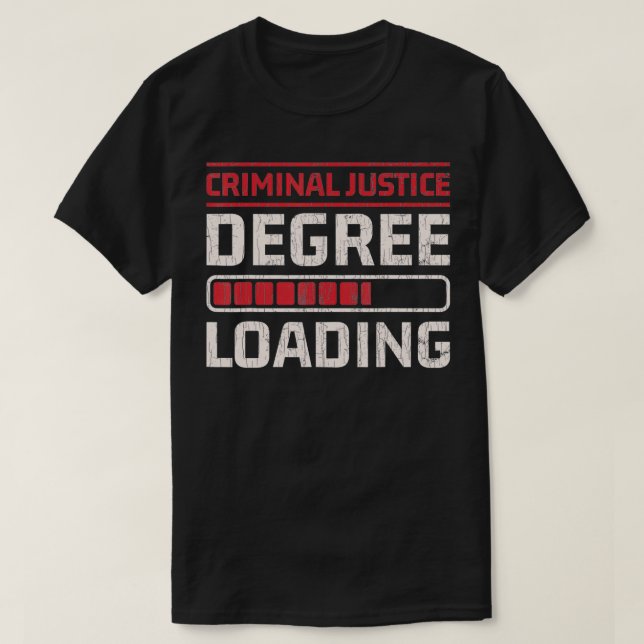 Straffrättslig grad Loading Lawyer Funny Gift T Shirt (Design framsida)