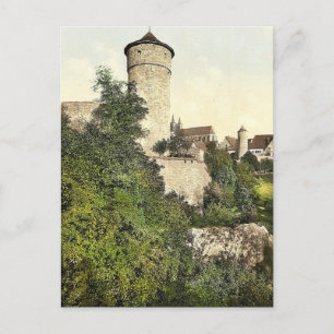 Straft Torn, Rothenburg (dvs. ob der Tauber), Bav Vykort