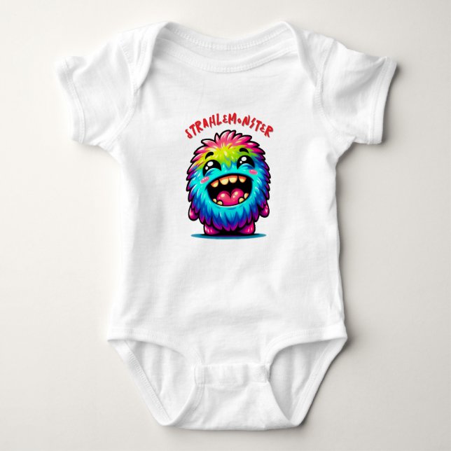 Strahlemonster T Shirt (Framsida)