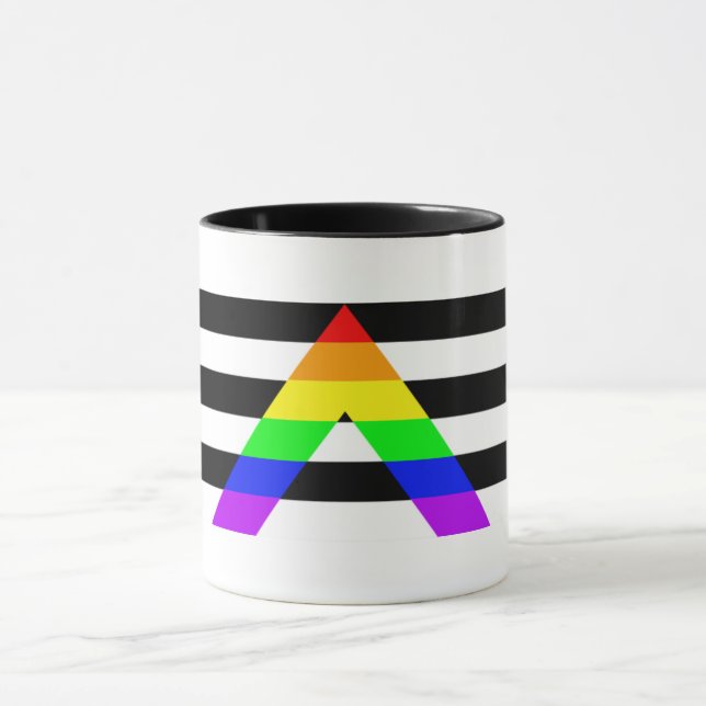Straight Ally Flag  Mugg (Center)