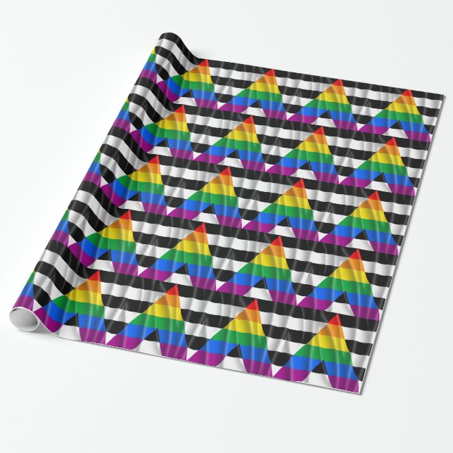 STRAIGHT ALLY FLAG VÅGIG DESIGN - 2014 PRIDE.png Presentpapper (Utrullad)