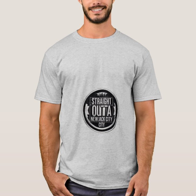 Straight Outa Newjack City T Shirt (Framsida)