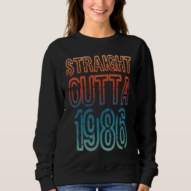 Straight Outta 1986 T Shirt (Framsida)