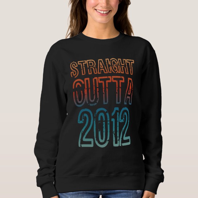 Straight Outta 2012 T Shirt (Framsida)