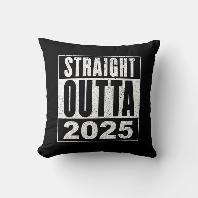 Straight Outta 2025 Kudde (Framsida)