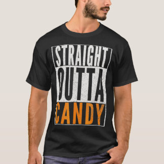 STRAIGHT OUTTA CANDY Trick or Treat Halloween T Shirt