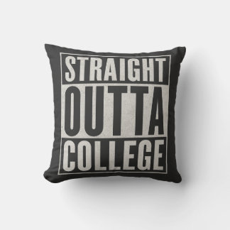 Straight Outta College Funny Graduation Graphic De Kudde