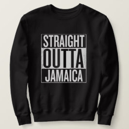 Straight outta Jamaica - Rastafari Reggae Sweater Lång Ärmad Tröja