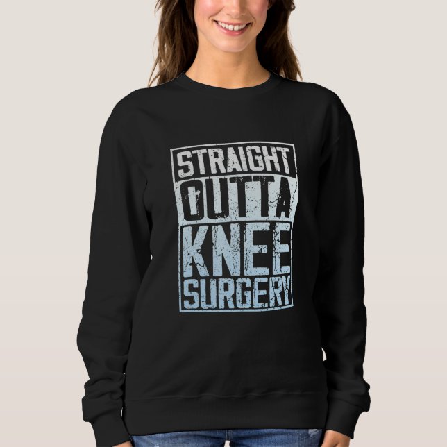Straight Outta Knee Surgery T Shirt (Framsida)