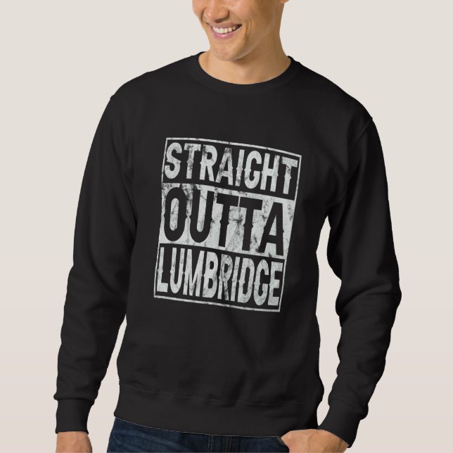 Straight Outta Lumbridge  Lumbridge Costume Lång Ärmad Tröja (Framsida)