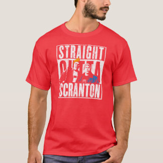 Straight Outta Scranton Lazy Scranton T Shirt