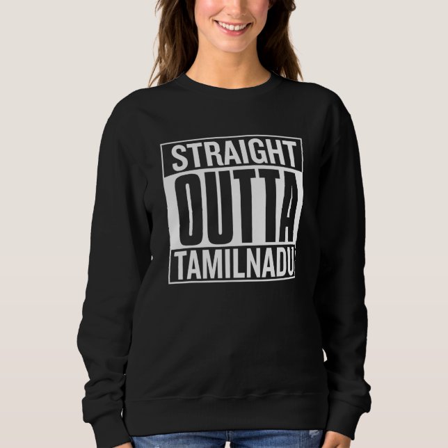 Straight Outta Tamil Nadu Proud State Of Origin De T Shirt (Framsida)