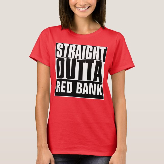 STRAIGHT OUTTA YOUR TEXT T-Shirt (Framsida)