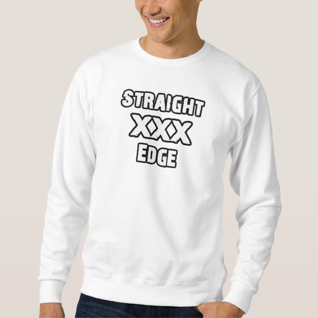 Straightedge Lång Ärmad Tröja (Framsida)