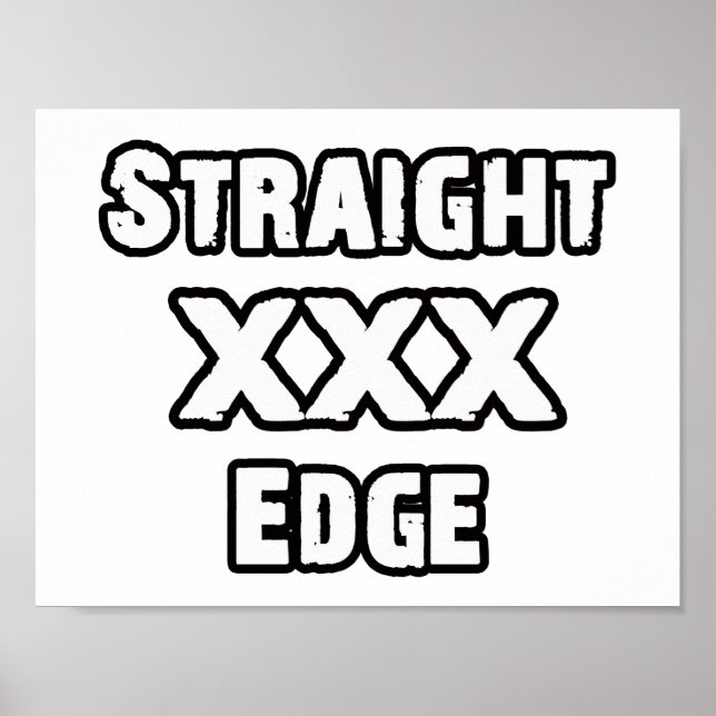 Straightedge Poster (Framsidan)
