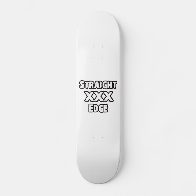 Straightedge Skateboard Bräda 20,5 Cm (Framsida)