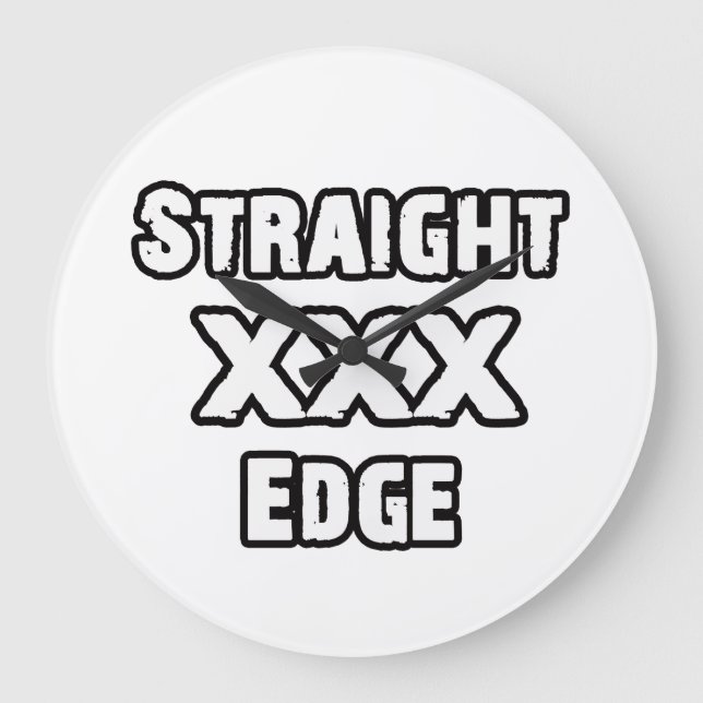 Straightedge Stor Klocka (Framsida)