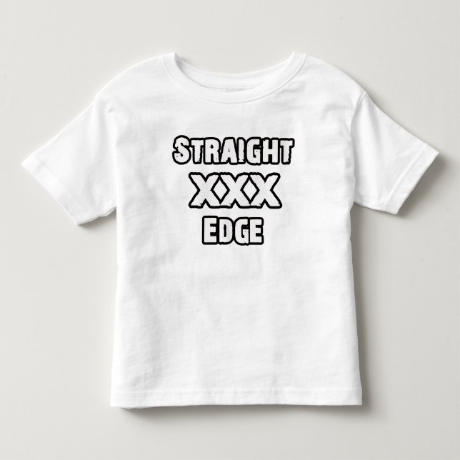 Straightedge Tee Shirt (Framsida)