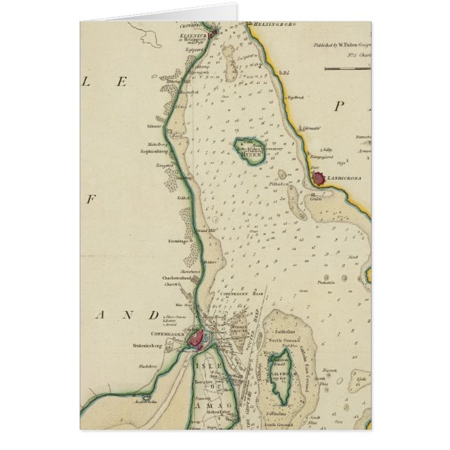 Strait Danmark-Sverige Hälsningskort (Framsidan)