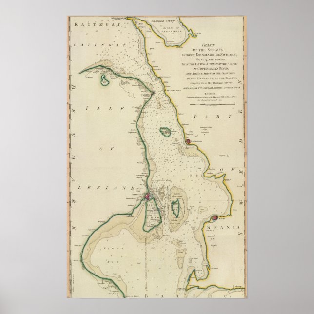 Strait Danmark-Sverige Poster (Framsidan)