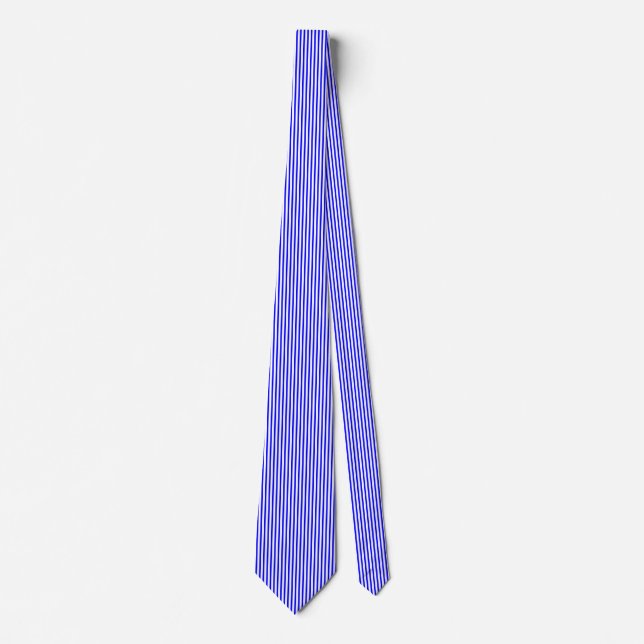 Strait White Linjer med Blue Slips (Framsida)