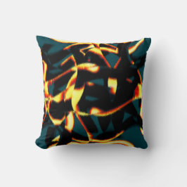 Stråk bränt gult rött ser luddigt ut, defekt spray kudde