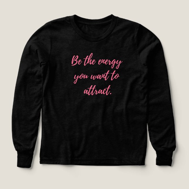 Stråla bara goda vibes, alltid t shirt (Design framsida)