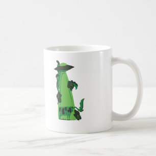 stråla upp kogrönt kaffemugg