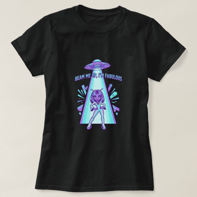 Stråla upp mig, jag är fantastisk t shirt (Design framsida)