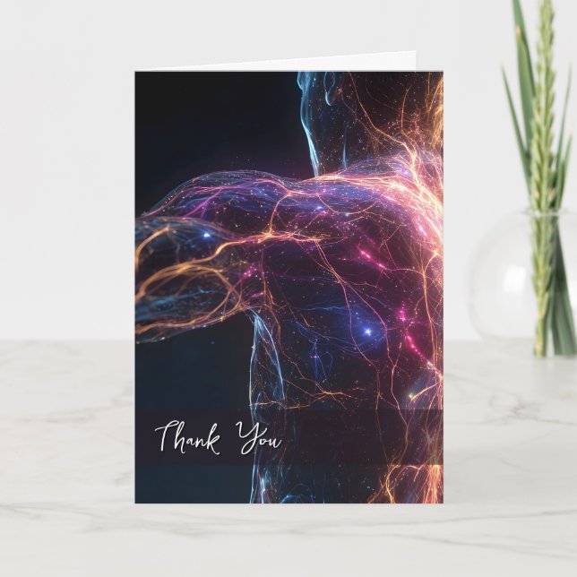 Strålande Aktuell Aura Energi Kort (Framsida)