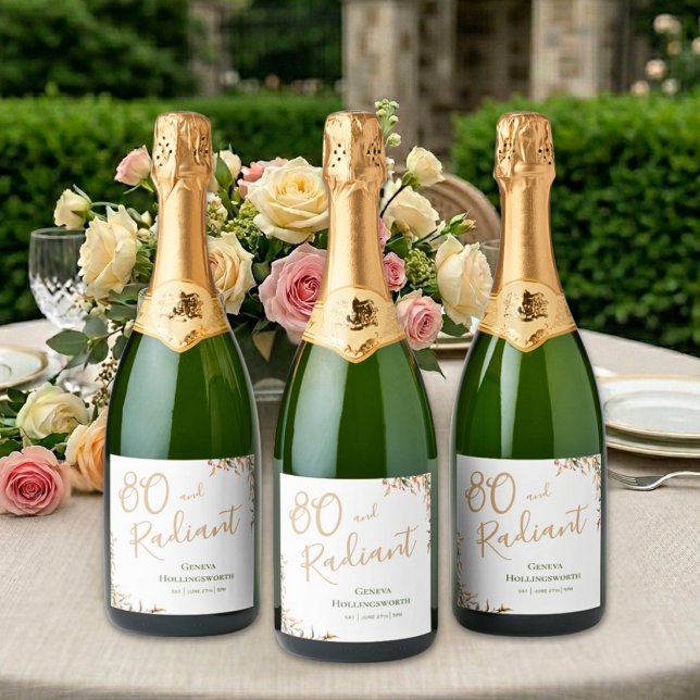 Strålande Åttio Champagne Sage Vattenfärg Födelsed (Skapare uppladdad)