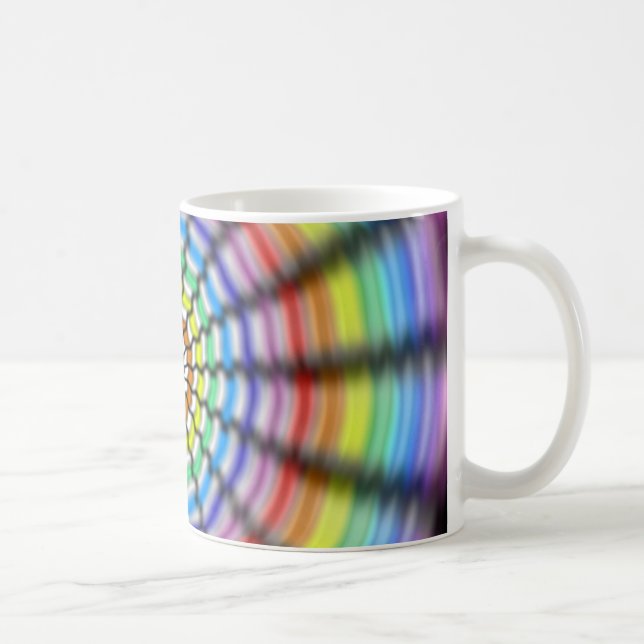 Strålande blomma kaffemugg (Höger)