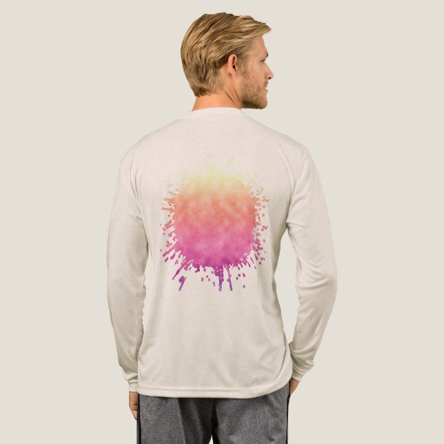 Strålande blomning t shirt (Hel baksida)