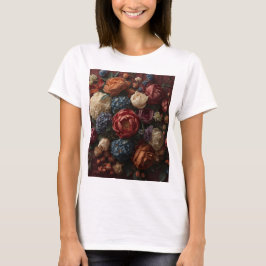 Strålande blomstersymfoni: Vibrant haute couture-b T Shirt