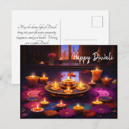 Strålande festligheter: En Diwali-firande Vykort