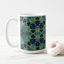 Strålande Fraktal Symfoni Kaffemugg
