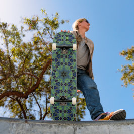 Strålande Fraktal Symfoni Mini Skateboard Bräda 18,5 Cm