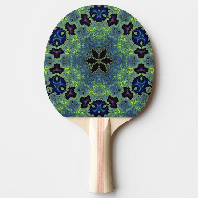 Strålande fraktal symfoni pingisracket (Framsidan)