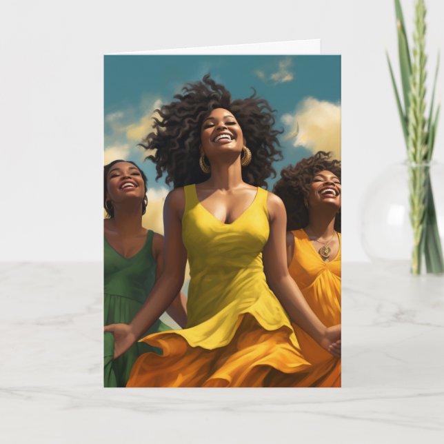 Strålande harmonikort kort (Framsida)