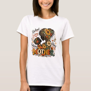 Strålande kärleksfull närande mors dag t shirt