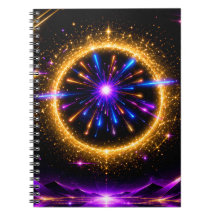 Strålande Kosmisk Portal | Neon Galax Utsträckt Ca