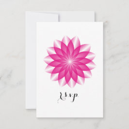 Strålande Lotus RSVP OSA Kort