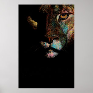 Strålande mörker - Räddande elegans Lejoninna Poster