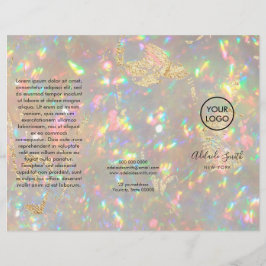 strålande opal foto broschyr